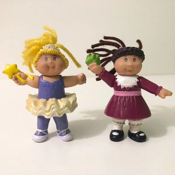 Vtg 1992 Cabbage Patch Kid Doll PVC 3 Inch Mini Figure Girl CPK  Ballerina - Picture 1 of 16